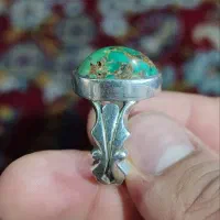 انگشتر فیروزه رکاب نقره|جواهرات|شاندیز, |دیوار