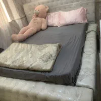 تخت دونفره همراه تشک و جک