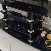 میز تلویزیون شیشه ای