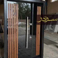 درب ضد سرقت لوکس ترک درب لابی پنجره upvc کد R103
