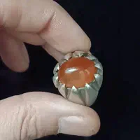 انگشتر عقیق و باباقوری|جواهرات|کرمانشاه, |دیوار