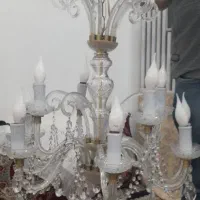 لوستر کریستالی ۱۲ شعله