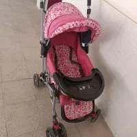 کالسکه دخترانه زیبابارنگ شاد