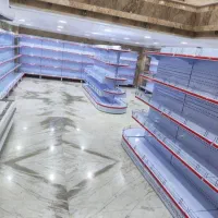 قفسه هایپرمارکتی با حفاظ آبکاری شده