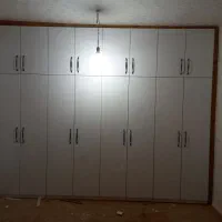 کمد دیواری حاشیه طرح چوب