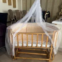 تخت کنار مادر چوب|تخت و صندلی بچه|تهران, تهرانپارس غربی|دیوار