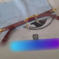 عینک کارتیر دسته چوبی