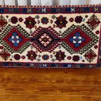 پشتی سنتی دستباف پشم بختیاری ۵۲×۹۰ اعلاونو|پشتی|اصفهان, جلفا|دیوار