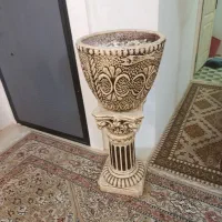 گلدان و زیر گدان سفال