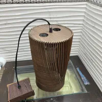 لوستر چوبی فانتزی مناسب اتاق اشپزخانه و غیره|لوستر و چراغ آویز|مشهد, شهید فرامرز عباسی|دیوار