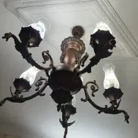 لوستر برنزی 5 شاخه