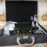 پک کامل دستگاه تاتو با کلی لوازم اضافی