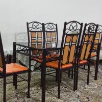 میز نهار خوری در حد نو|میز و صندلی غذاخوری|رامند, |دیوار