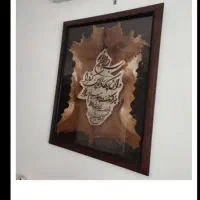 تابلو با پوست واقعی
