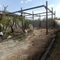 جوشکاری درب باغی جوشکاری اسکلت فلزی