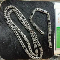 دستبند گردنبند نقره