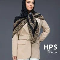 روسری کرپ حریر دست دوز|لباس|سمنان, |دیوار