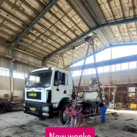 جوشکاری و اهنگری ماشین الات،شاسی ،میکسر و پمپ بتن