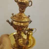 سماورعتیقه مینیاتوری وگردسوز نفتی