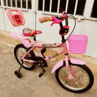 ۴ عدد دوچرخه سایز 16 درحد نو نو و کفش اسکیت