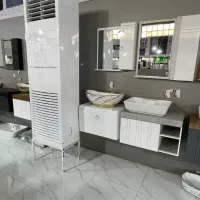 روشویی کابین PVC ضد آب آینه باکس