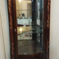 بوفه گنجه ویترین چوب منبت کاری|بوفه، ویترین، کنسول|تربتحیدریه, کلاته توکلی|دیوار