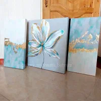 تابلو نقاشی گل برجسته تکسچر