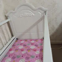 تخت کودک ننو و کشو دار، مناسب تا ۳ سال