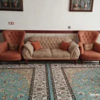 مبل راحتی ۷نفره|مبلمان خانگی و میز عسلی|صحنه, |دیوار