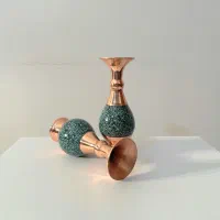 گلدان فیروزه کوبی صنایع دستی