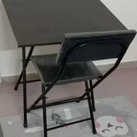 میز تحریر  و صندلی تاشو