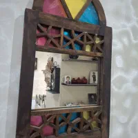 آینه سنتی چوبی سالم و زیبا هنری