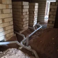 لوله فاضلاب|آبگرمکن، پکیج، شوفاژ|دهگلان, |دیوار