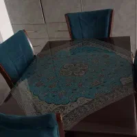 میز غذا خوری با صندلی  ومبله ۷نفره