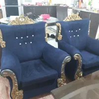 مبل ۷نفره سلطنتی تمیز بدون کوچکترین فرو رفتگی|مبلمان خانگی و میز عسلی|مسجد سلیمان, |دیوار
