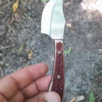 چاقو شستی با قلاف چرم