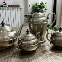 یک جفت شمعدان انتیک وتی ست سیلور پلیت وشکر پاش|کلکسیون اشیاء عتیقه|تهران, صادقیه|دیوار