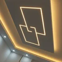 گچ کاری لکه گیری لاین نوری نور مخفی همه طرح ها|خدمات پیشه و مهارت|بافق, |دیوار