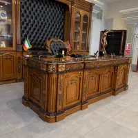 مبلمان اداری سلطنتی میزمدیریت میز کنفرانس کتابخانه