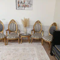 مبل ۹ نفره همراه با ناهارخوری ۴ نفره مناسب جهیزیه