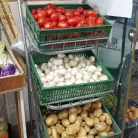 فروش استند میوه با آینه و قفسه