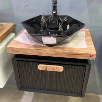 روشویی بامبو مشکی