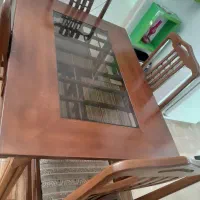 میز غذا خوری چهار نفر|میز و صندلی غذاخوری|آشخانه, |دیوار