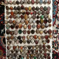 مهره وسنگ قدیمی انگشتر تسبیح