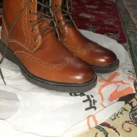 بوت مردانه چرم طبیعی|کیف، کفش، کمربند|سنگر, |دیوار