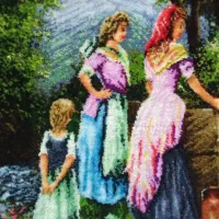 فرش دستباف با طرح مزرعه خوشبختی|فرش|قم, پردیسان|دیوار