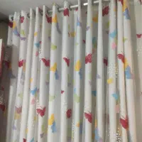 2 عدد پرده در حد نو|پرده، رانر، رومیزی|تهران, گمرک|دیوار
