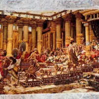 تعدادی تابلو فرش دستباف بافت