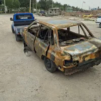اسقاط خودرو فرسوده تصادفی سوخته