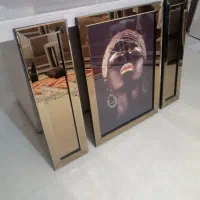 تابلو آینه ای سه تیکه رخ نما|تابلو، نقاشی، عکس|قوچان, |دیوار
